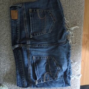 AE American Eagle hipster jean shorts size 10
